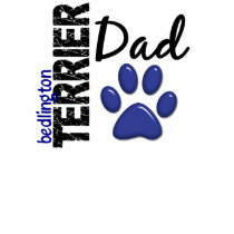 Bedlington Terrier Dad 2 t-shirts