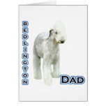 Bedlington Terrier Dad 4 Card