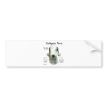 Bedlington Terrier History Design Bumper Stickers