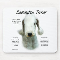 Bedlington Terrier History Design Mousepad