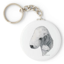 Bedlington Terrier Key Chain