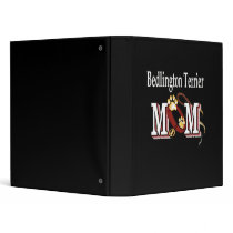 Bedlington Terrier Mom 3 Ring Binder