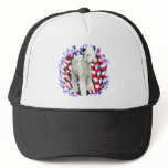 Bedlington Terrier Patriot Trucker Hats