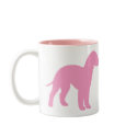 Bedlington Terrier (pink) mugs