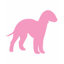Bedlington Terrier (pink) t-shirts