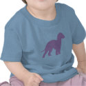 Bedlington Terrier (pink) t-shirts