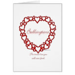 Bedlington Terrier True Love Greeting Cards