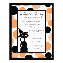 Bedotted Halloween Invites
