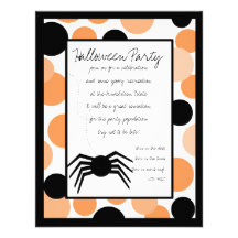 Bedotted Halloween Invites