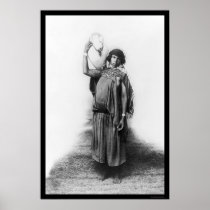 Bedouin Woman in Tunis, Tunisia 1920 Posters