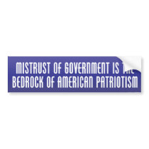 Bedrock of Patriotism Bumper Sticker bumper stickers by Libertymaniacs Bedrock of Patriotism Bumper Sticker bumper stickers