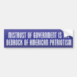 Bedrock of Patriotism Bumper Sticker