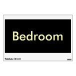 Bedroom Door Sign-Temporary/Reusable Wall Decal