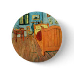 Bedroom in Arles by Vincent Van Gogh Button