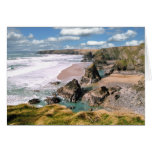 Bedruthan Steps, Cornwall Greeting Cards