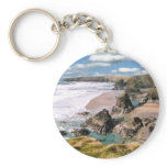 Bedruthan Steps, Cornwall Keychain