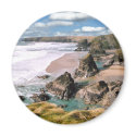Bedruthan Steps, Cornwall magnets by catchthenextwave Bedruthan Steps, Cornwall magnets