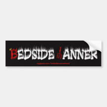 Bedside Manner ghostly bumper sticker