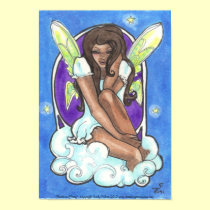 Bedtime Night Fairy Angel fantasy art Poster Print posters