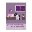 Bedtime Purrs postcards