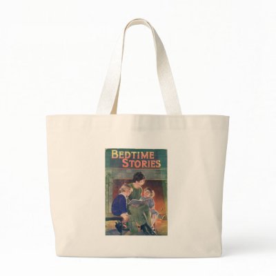 Bedtime Stories Tote Bags by Victorian_Designs