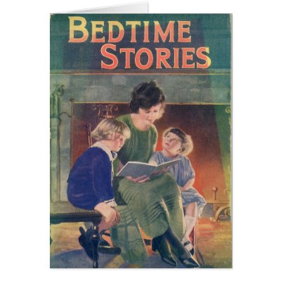Bedtime Stories Greeting Card by Victorian_Designs
