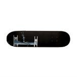 Bedtime X-Ray Skeleton Black Blue Skate Boards