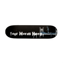 Bedtime X-Ray Skeleton Black Blue skateboards by VoXeeD Bedtime X-Ray Skeleton Black Blue skateboards