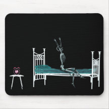 Bedtime X-Ray Skeleton Original Mousepad