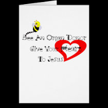 Bee A Organ Donor cards