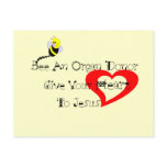 Bee A Organ Donor Postcard