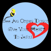 Bee A Organ Donor stickers