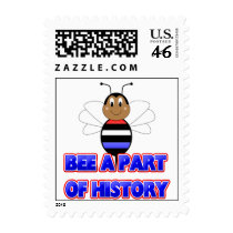 Bee A Part Of History Postage Stamp