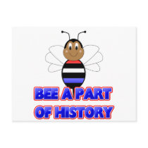 Bee A Part Of History Postcard by bugspot Bee A Part Of History Postcard