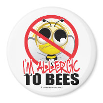 Bee Allergy magnets