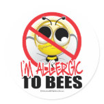 Bee Allergy Stickers