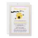 Bee and Beehive Gender Reveal Baby Shower Personalized Invitation