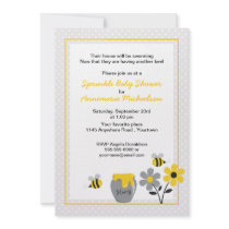 Bee and Honey Sprinkle Baby Shower Invitation invitations