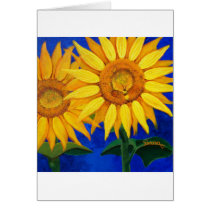Bee and Sunflower Card