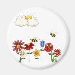 Bee-autiful Gardens Fridge Magnets