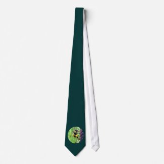 Bee Aware Green Tie tie