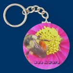 Bee Aware Keychain keychains