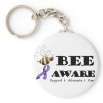 Bee Aware - Lupus Awareness Key Chain