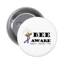 Bee Aware - Lupus Awareness buttons
