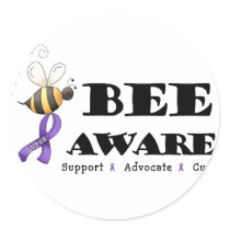 Bee Aware - Lupus Awareness Stickers