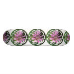 Bee Balm Flower Skateboard