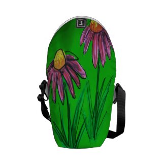 Bee Balm Flowers Commuter Bags