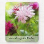 Bee Balm (Monarda) Flowers - Abstract Mouse Pad