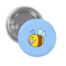 Bee Bees Bug Bugs Insect Cute Cartoon Animal Pinback Button