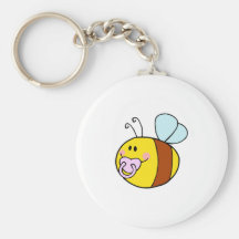 Bee Bees Bug Bugs Insect Cute Cartoon Animal Key Chains